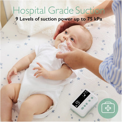 Aspirador Nasal Elétrico Para Bebês Momcozy - Grande Sucção